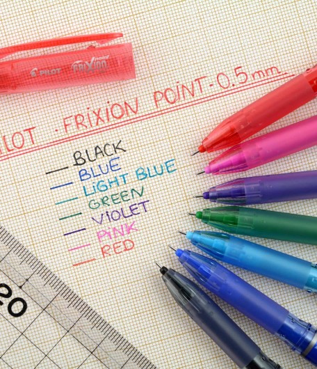 Frixion Point Clicker Pilot rouge stylo effaçable